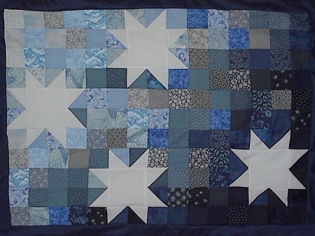 [Starry Night wall hanging]